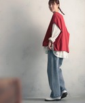 ワイドパンツ ジーンズ デニム デニムパンツ ...の詳細画像4