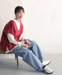 ワイドパンツ ジーンズ デニム デニムパンツ ...の詳細画像5