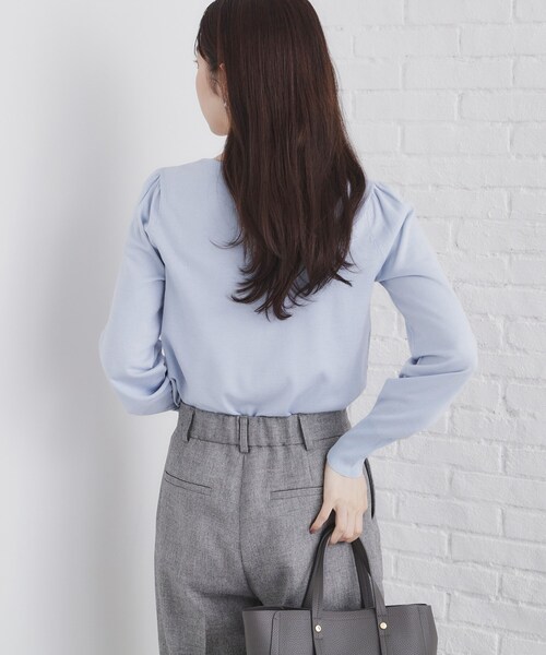 ＼＼♡／／ページ index ニット セーター 「5color/XS-LLsize」パール調デザイン