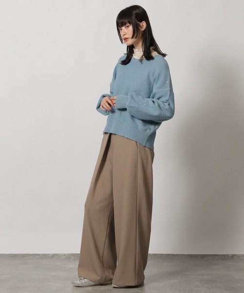 LAKOLE（ラコレ） ニット セーター スパンコールニットプルオーバー