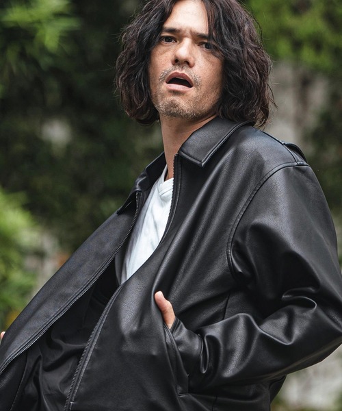 CAMBIO（カンビオ） コート ジャケット mj10378- Synthetic Leather