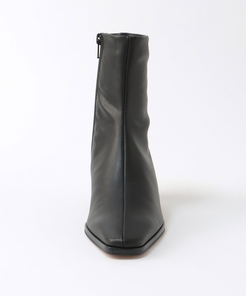 Jines（ジネス） ブーツ アップルレザーショートブーツ レディース