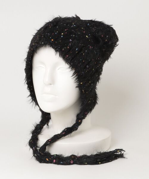 ニット帽 ニットキャップ 「HIKA」くま耳ネップニットCAP レディース