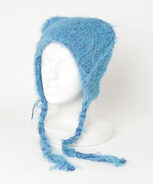 ニット帽 ニットキャップ 「HIKA」くま耳ネップニットCAP レディース
