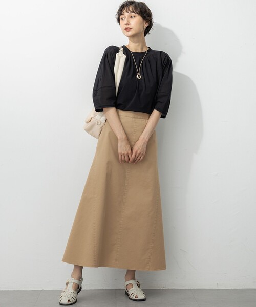 ネックレス 「Oggi掲載/好評につき追加」メタルリングトップ ネックレス レディースの画像