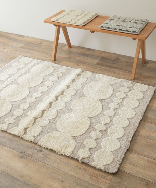 URBAN RESEARCH DOORS ラグ ラグマット 「WEB限定」shesay フック織の