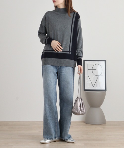 ニット セーター Eglantine プルオーバーニット レディース EGLANTINE ニット セーター エンボス加工プルオーバーニット