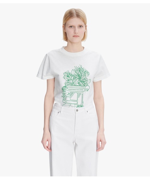 A.P.C. /アーペーセー 別注 オーバーサイズ ロゴプリント Tシャツ XL