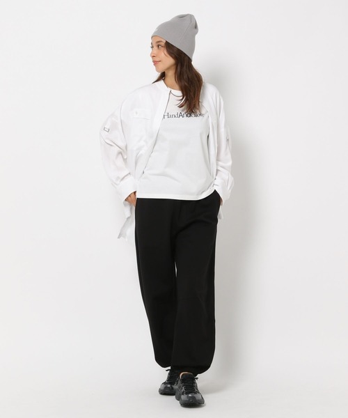 HEREIAM ブラウス シャツ 「HEREIAM」ドレープワークシャツ