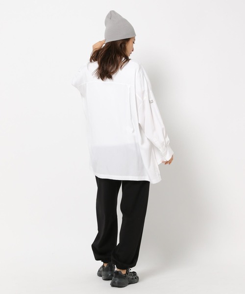 HEREIAM ブラウス シャツ 「HEREIAM」ドレープワークシャツ