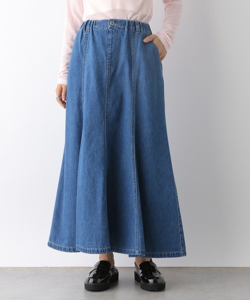 LEPSIM（レプシィム） スカート デニムフレアスカート 291134