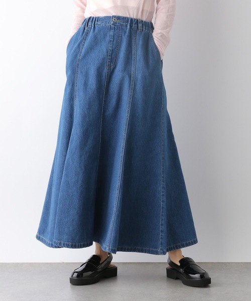 LEPSIM（レプシィム） スカート デニムフレアスカート 291134