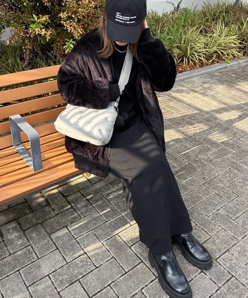 ヴウ ブルゾンコート ブラック 1 VU ヴウ hood coat vu-a12-c13[BLACK]_