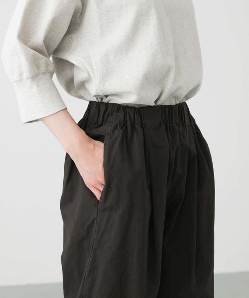 かぐれ　コットンクロップドパンツ　ブラック かぐれ パンツ コットンクロップドパンツ レディース : ZOZOTOWN