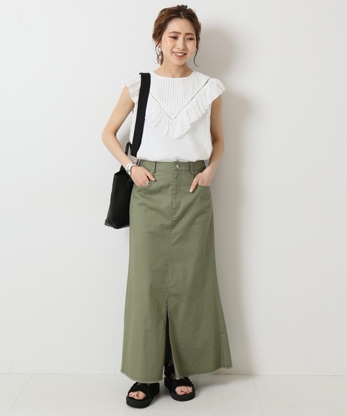 Spick＆Span 「Spick & Span」 ノースリーブブラウス FREE