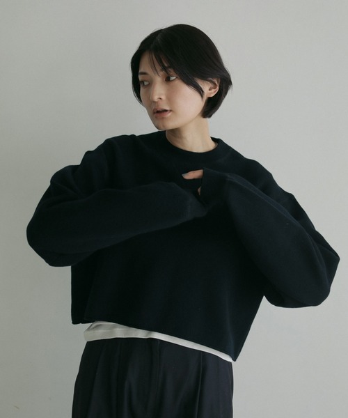 【SALE】anuke アンヌーク 即日発送 Crewneck Stitch Knit クルーネック ステッチ ニット 62510522 ニット 長袖 楽天市場】anuke アンヌーク クルーネック ステッチ ニット