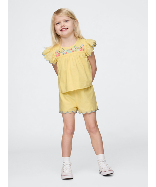 女の子120cm 11点セット GAP セットアップ 刺しゅう コーデセット (幼児・ベビー) キッズ