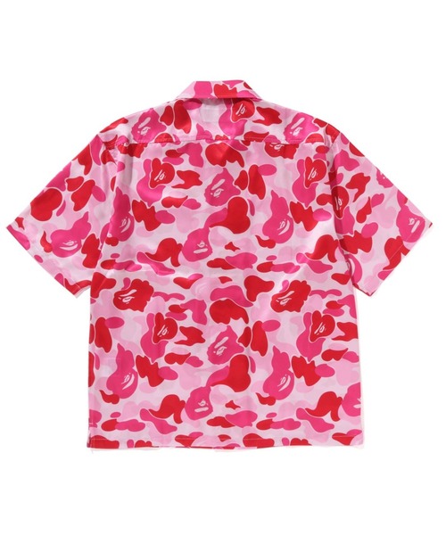 A BATHING APE ブラウス シャツ ABC CAMO OPEN COLLAR SHIRT