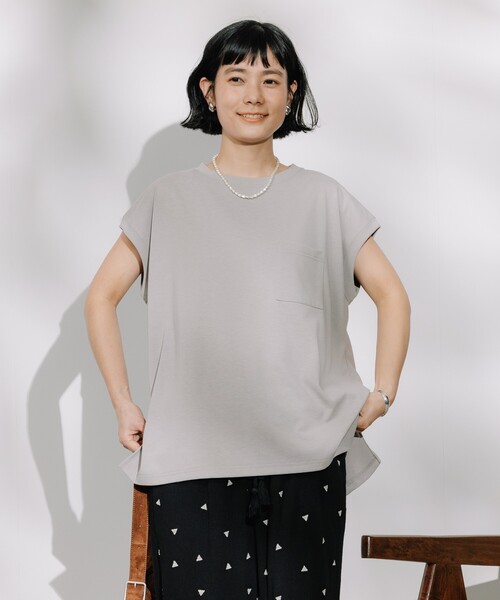 tシャツ 冷感テープデザインT レディース FREAK'S STORE tシャツ 「接触冷感/UV」 AIRDRY HIGHCOOL
