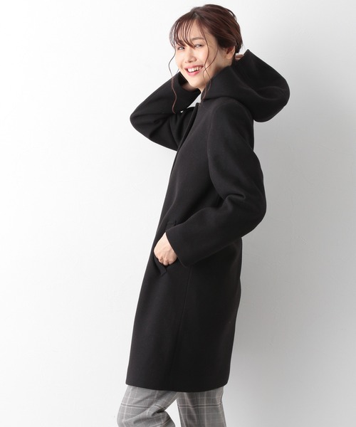 「GLOBAL WORK」 コート X-LARGE アイボリー レディース_画像9