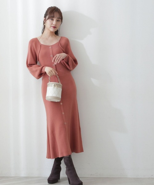 【美品】PROPORTION BODY DRESSING ワンピース PROPORTION BODY DRESSING 「PROPORTION DRESSING」 ニット