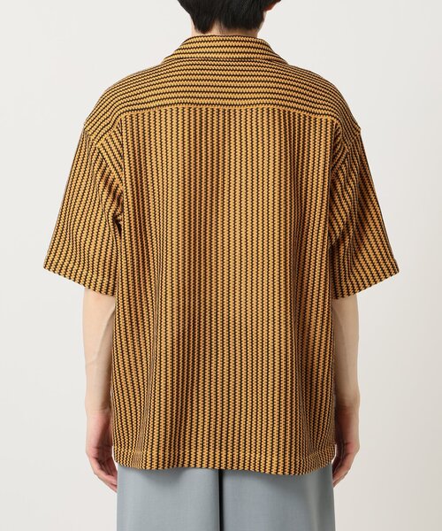 JOURNAL STANDARD relume シャツ ストライプ カラーレース 半袖