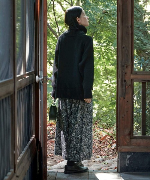 「Sunny clouds」 タートルネックニット M ブルー レディース_画像4