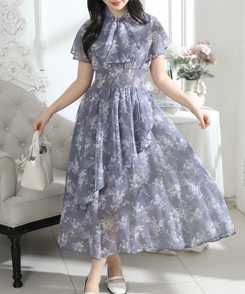 【新品】Love…Ady レオパード柄　リボンタイブラウス　ボータイワンピース ハートレオパードワンピース | DRESS | OBLI