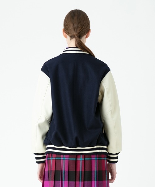 SKOOKUM（スクーカム） スタジャン 2 ネイビー レディース : ZOZOTOWN