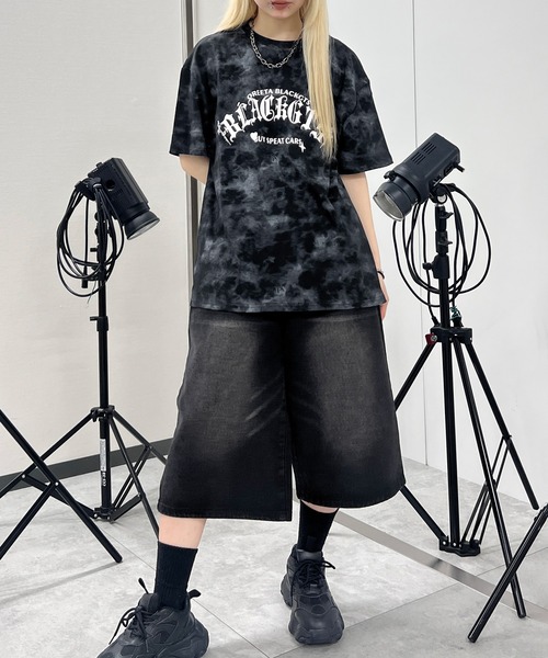 tシャツ ゴシックロゴタイダイビッグT レディース メンズ