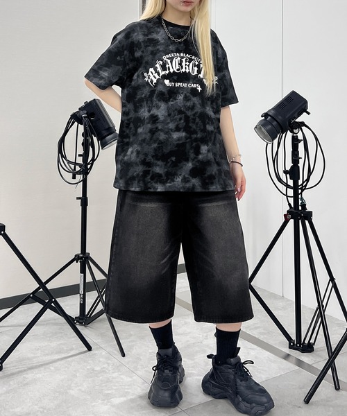 tシャツ ゴシックロゴタイダイビッグT レディース メンズ : ZOZOTOWN