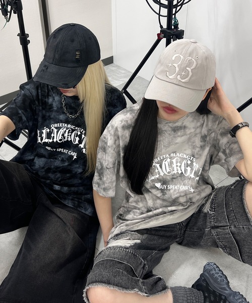 SiM タイダイTシャツ XXL tシャツ ゴシックロゴタイダイビッグT レディース メンズ