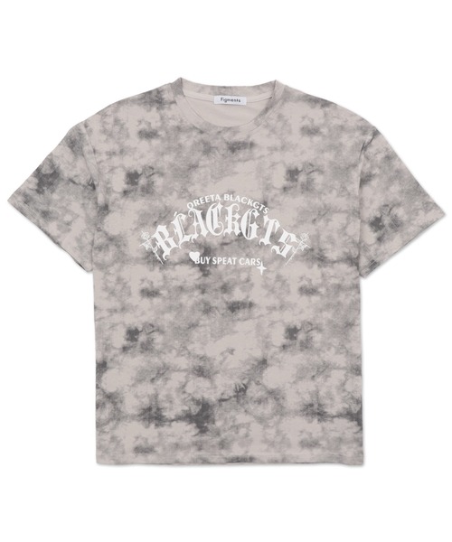 tシャツ 半袖 ゴシックロゴタイダイビッグT レディース メンズ