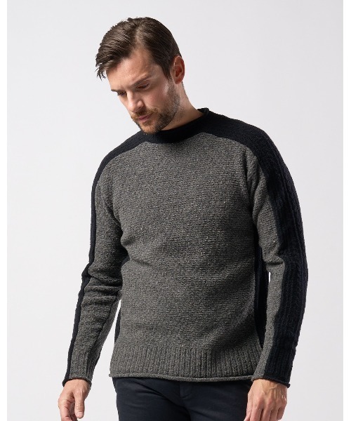 wjk セーター ニット combination knit crew メンズ : ZOZOTOWN Yahoo 