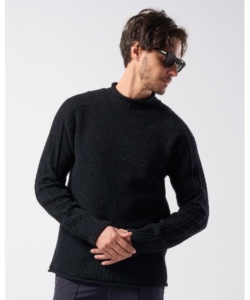 wjk セーター ニット combination knit crew メンズ : ZOZOTOWN Yahoo 