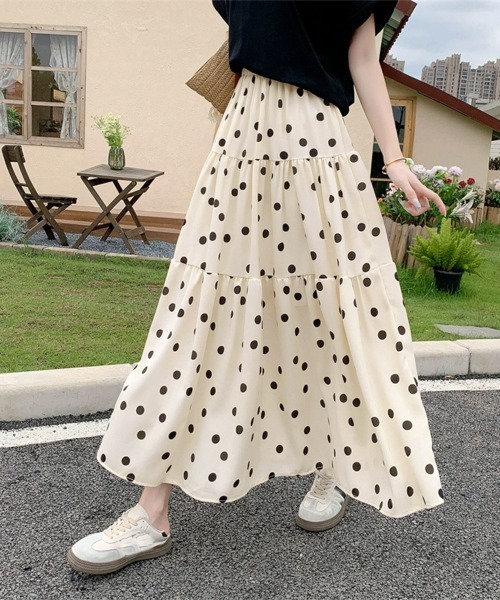 miniministore（ミニミニストア） スカート ドット柄ティアード
