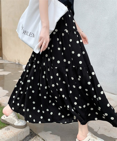 miniministore（ミニミニストア） スカート ドット柄ティアード