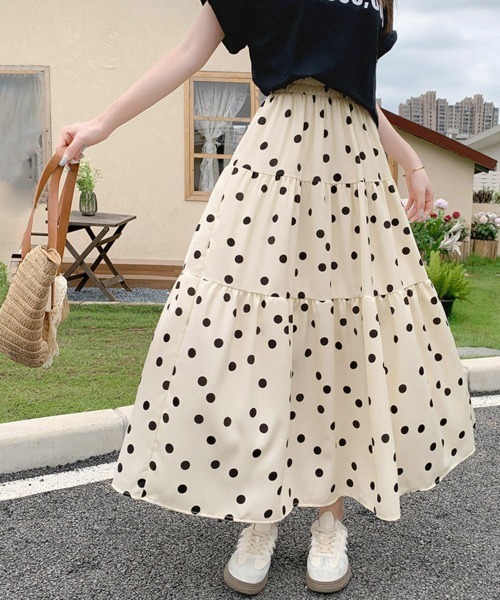 miniministore（ミニミニストア） スカート ドット柄ティアード