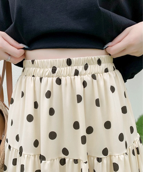 miniministore（ミニミニストア） スカート ドット柄ティアード