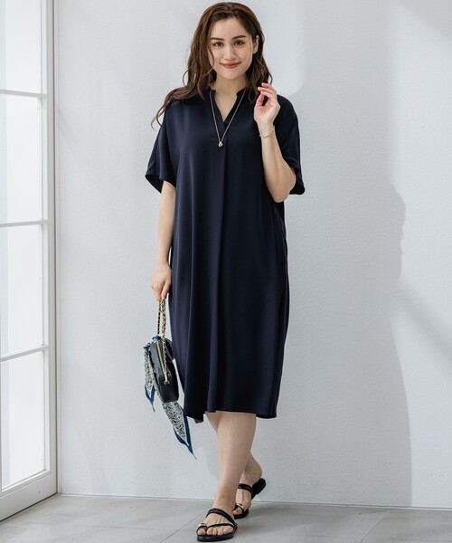 半袖ワンピース ワンピース 半袖 「Lサイズ限定/吸水速乾/UVカット/接触冷感