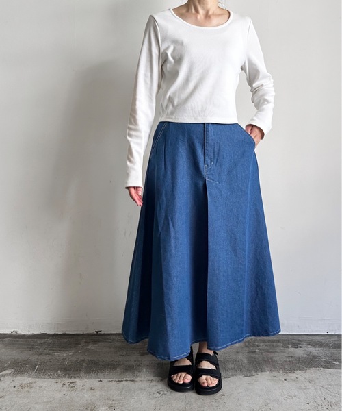 vent blanc（ヴァンブラン） デニムスカート SF : denicher 6oz DENIM