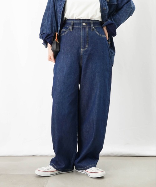 LOW CLASSIC LC ワイドレッグ デニムパンツ Low Classic ウィメンズ