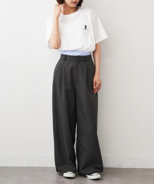 THE FINAL VIEW tシャツ 「THE VIEW」TEDDY BEAR ワンポイント