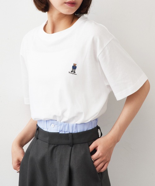 THE FINAL VIEW tシャツ 「THE VIEW」TEDDY BEAR ワンポイント