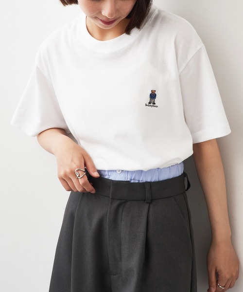 THE FINAL VIEW tシャツ 「THE VIEW」TEDDY BEAR ワンポイント