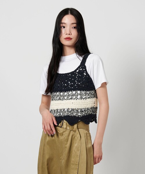 ニットベスト　LOGAN knitting mills ―2WAY― 楽天市場】【別注】＜LOGAN knitting mills＞ニット ベスト