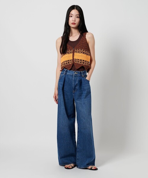 買い誠実 LOGAN knitting mills ベスト ジレ 「別注」「LOGAN mills トップス