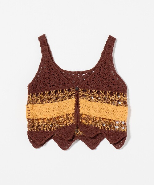 ニットベスト　LOGAN knitting mills ―2WAY― LOGAN knitting mills ベスト ジレ 「別注」「LOGAN mills