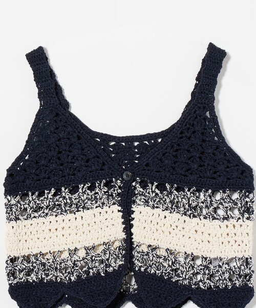 ニットベスト　LOGAN knitting mills ―2WAY― BEAUTY&YOUTH UNITED ARROWS｜【別注】<LOGAN knitting mills