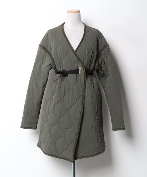 STUDIOUS（ステュディオス） コート 1 カーキ レディース : ZOZOTOWN